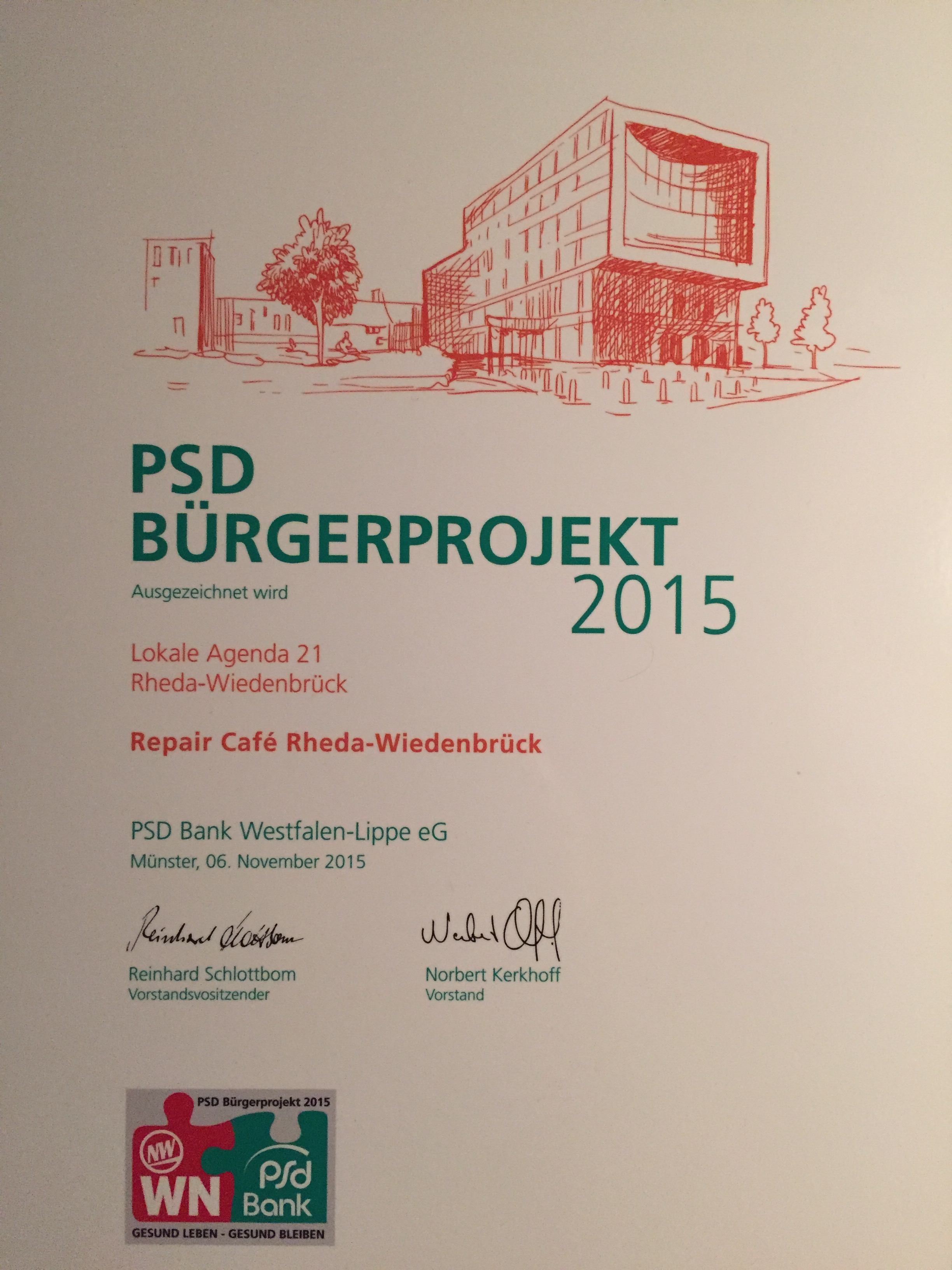 PSD_Bürgerprojekt_2015_RC_RhWd_Zertifikat