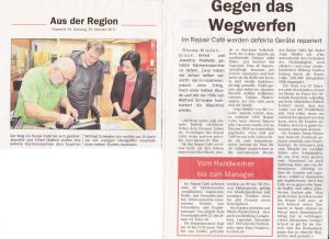 Repair Café, Küchenmaschine reparieren